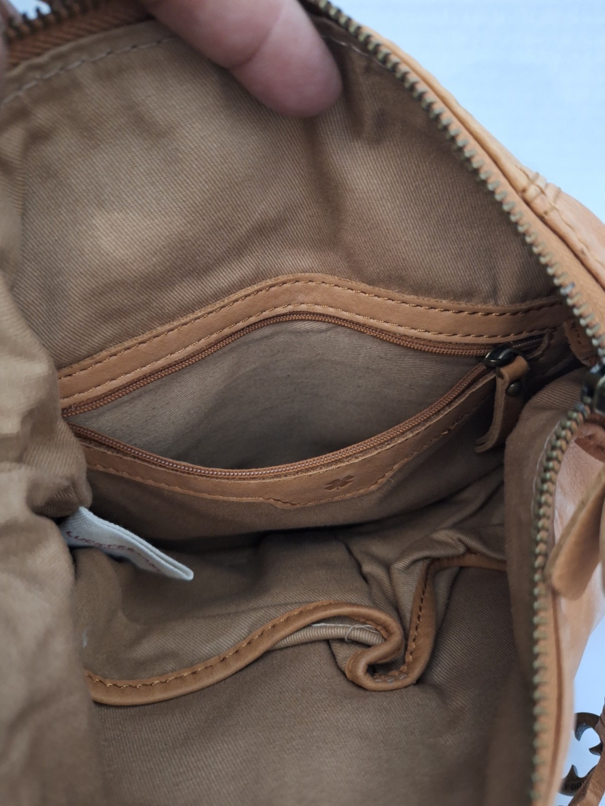 Lucky Brand Leather Crossbody Purse Bohemian Western Cowgirl Travel Hippie Y2K