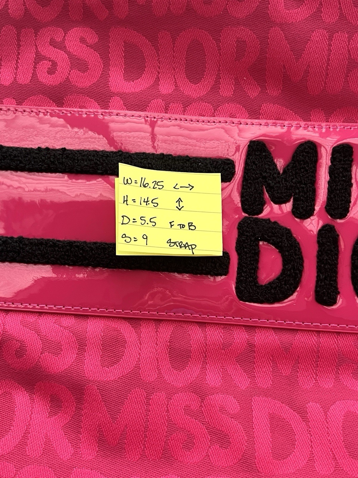 Miss DIOR Beauty Hot Pink Tote Bag GWP-VIP Brand New Large