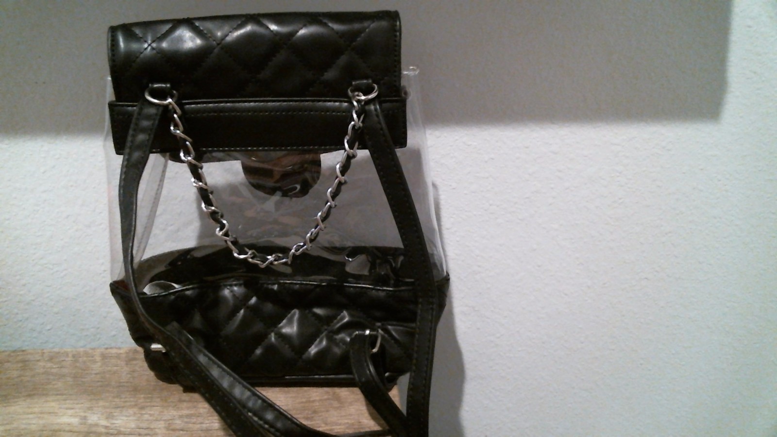 Forever 21 Clear Bag for Women for Concerts and Festivals – Black