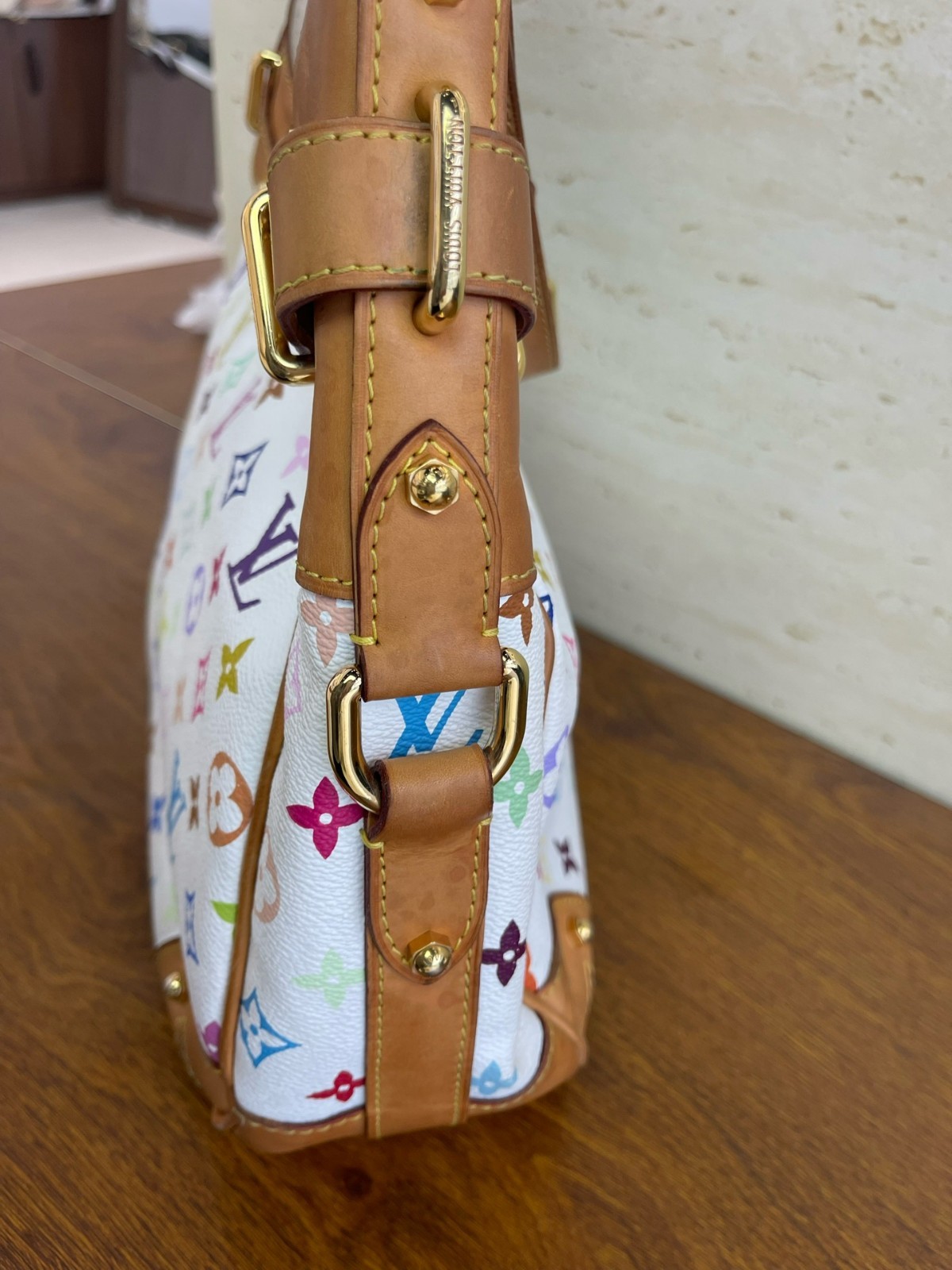 Louis Vuitton Greta Satchel Multicolor Monogram Canvas