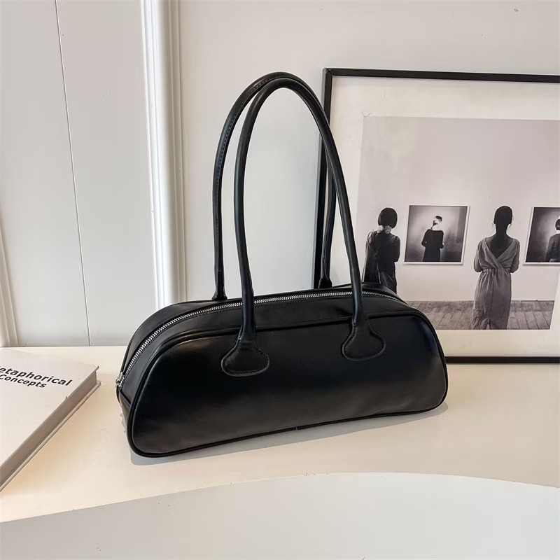 Retro Hobo Shoulder Bag for Women Vintage Bowling Purse Large Underarm Tote Hand