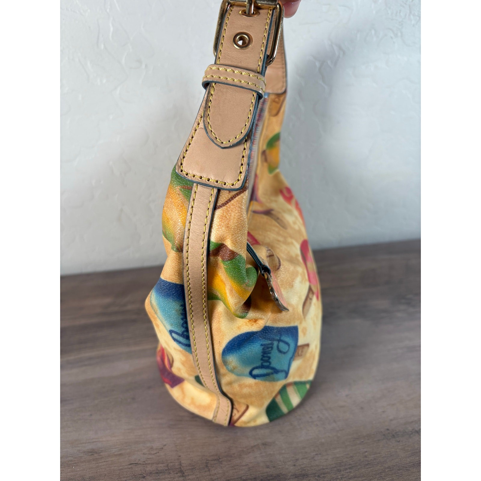 Dooney Bourke Ice Cream Popsicles Bag 90s 2000s Hobo bag Handbag