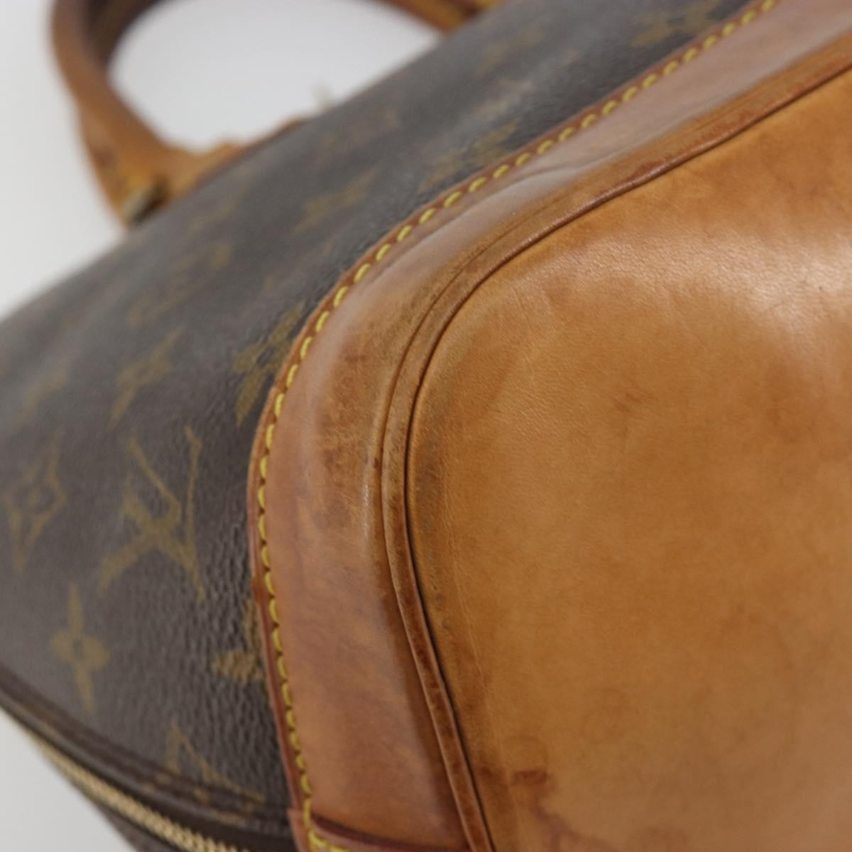 LOUIS VUITTON Monogram Alma Hand Bag M51130 LV Auth ep15280