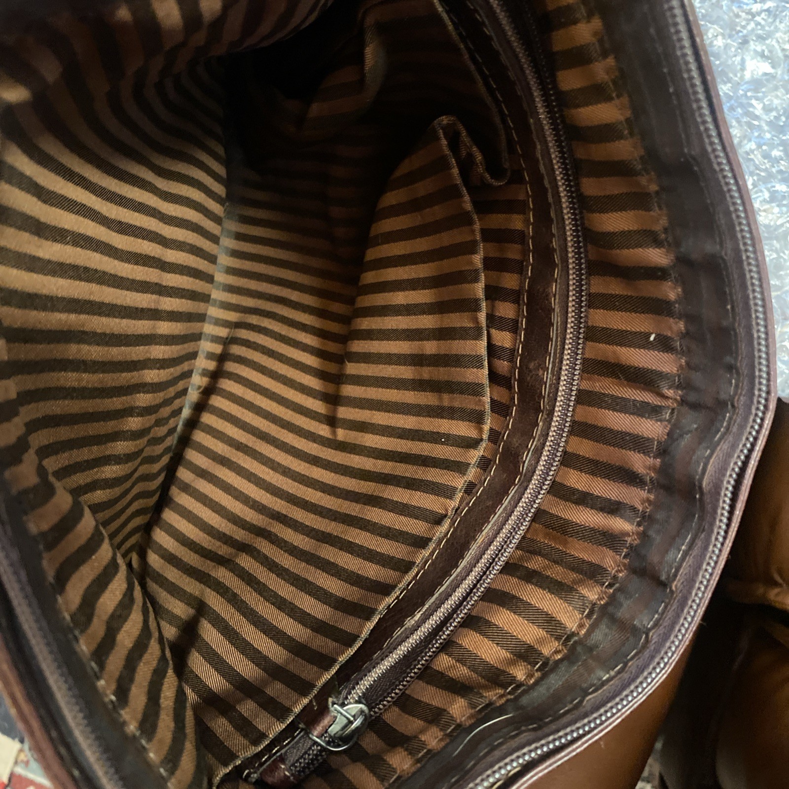 Jack Georges Womens Uptown Hobo Leather Crossbody Shoulder Bag Purse Brown