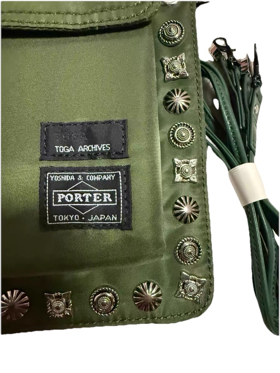 Head Porter Yoshida 24Ss Toga Archives Shoulder Pouch Green Bag Made In Japan