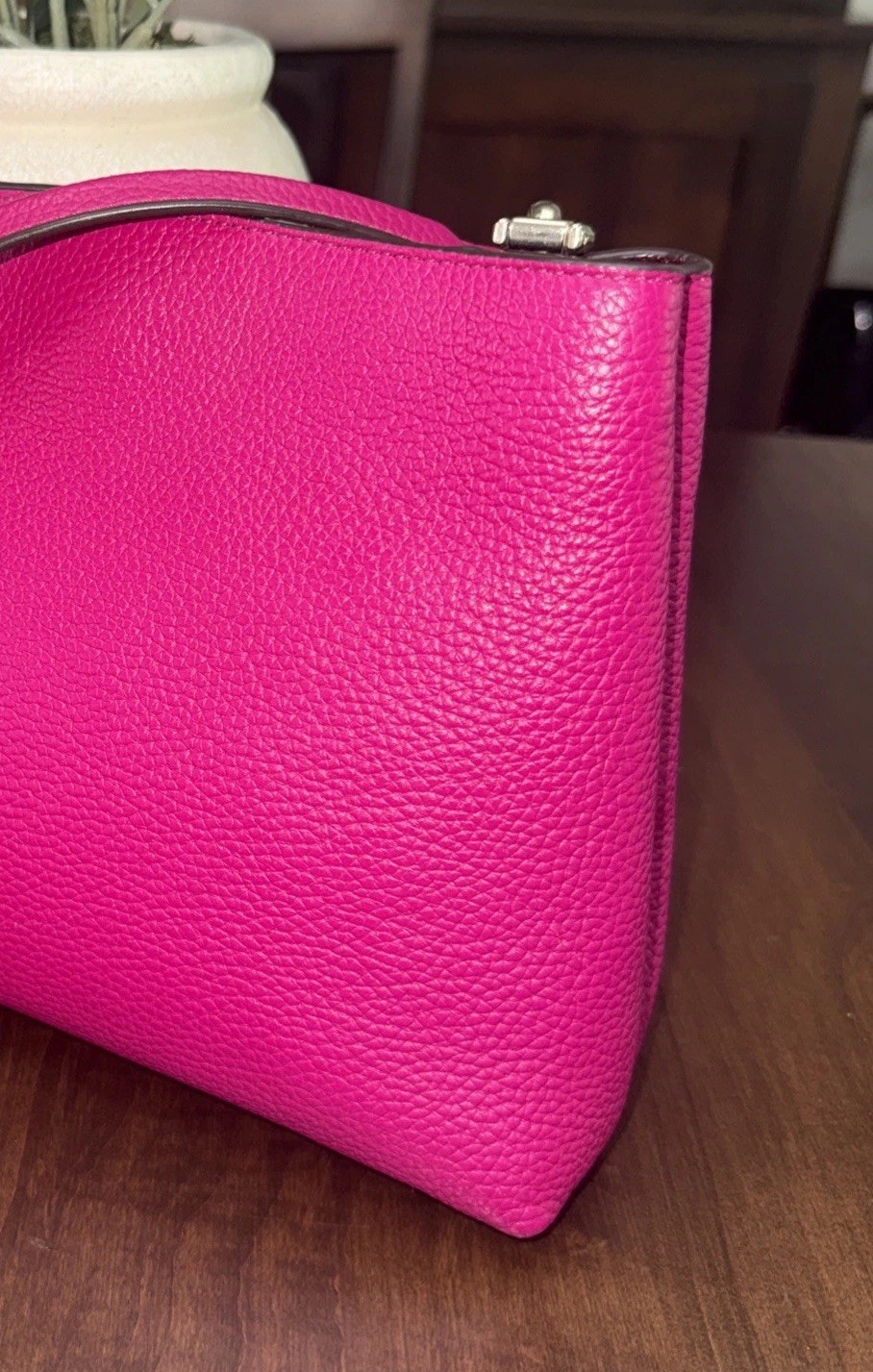 Kate Spade Aubrey Chain Top Handle Satchel Bag Magenta. All includ. No Strap.