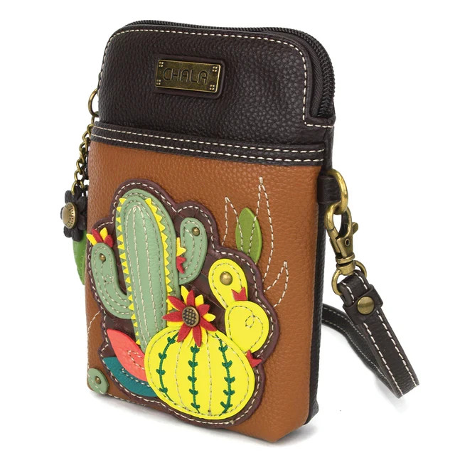 Chala – Cactus – Cellphone Crossbody Handbag – 827CU3