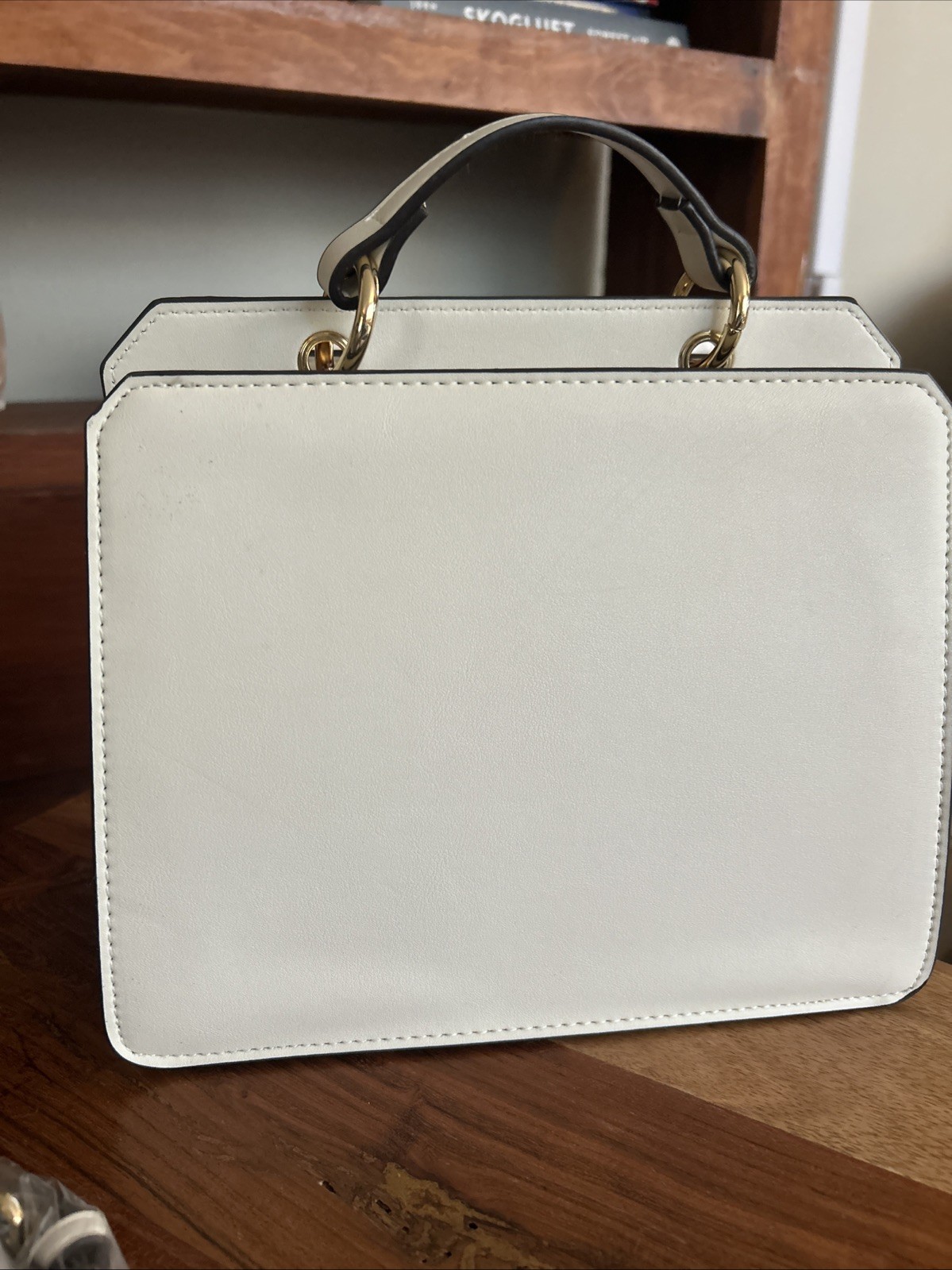 Steve Madden Evelyn Bag Crossbody Shoulder Strap & Airpod Case Clay Beige