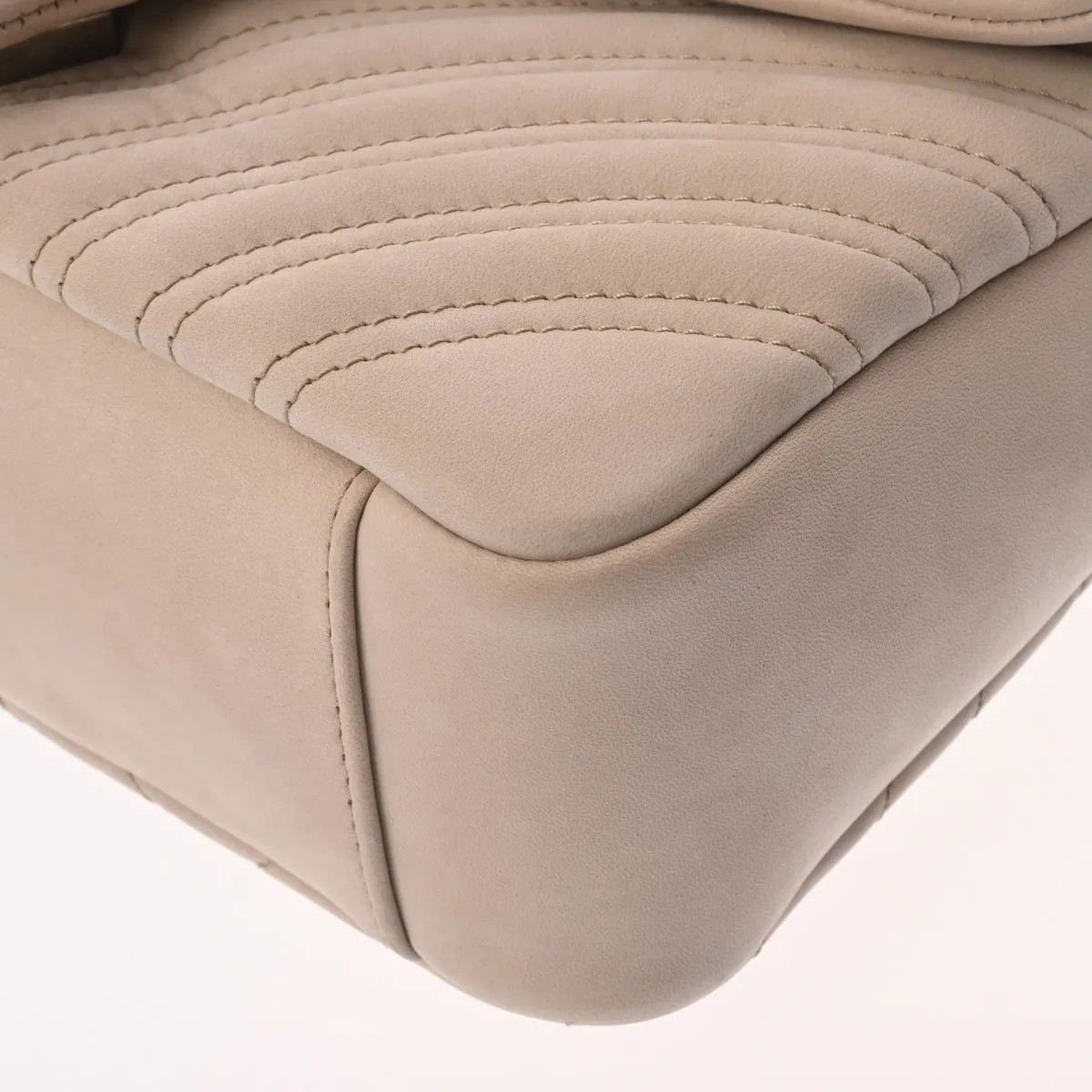 Gucci 837267 498879 Shoulder Bag Suede Beige #WB3400