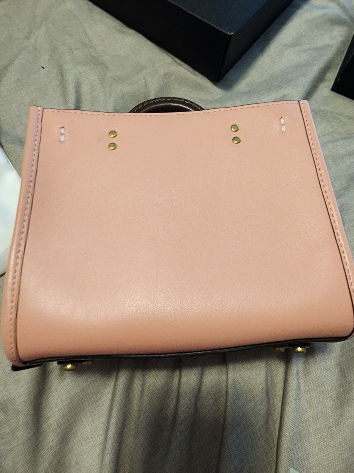 NWOT Coach Rogue 17 In Colorblock Candy Pink Glovetanned Leather Crossbody Bag