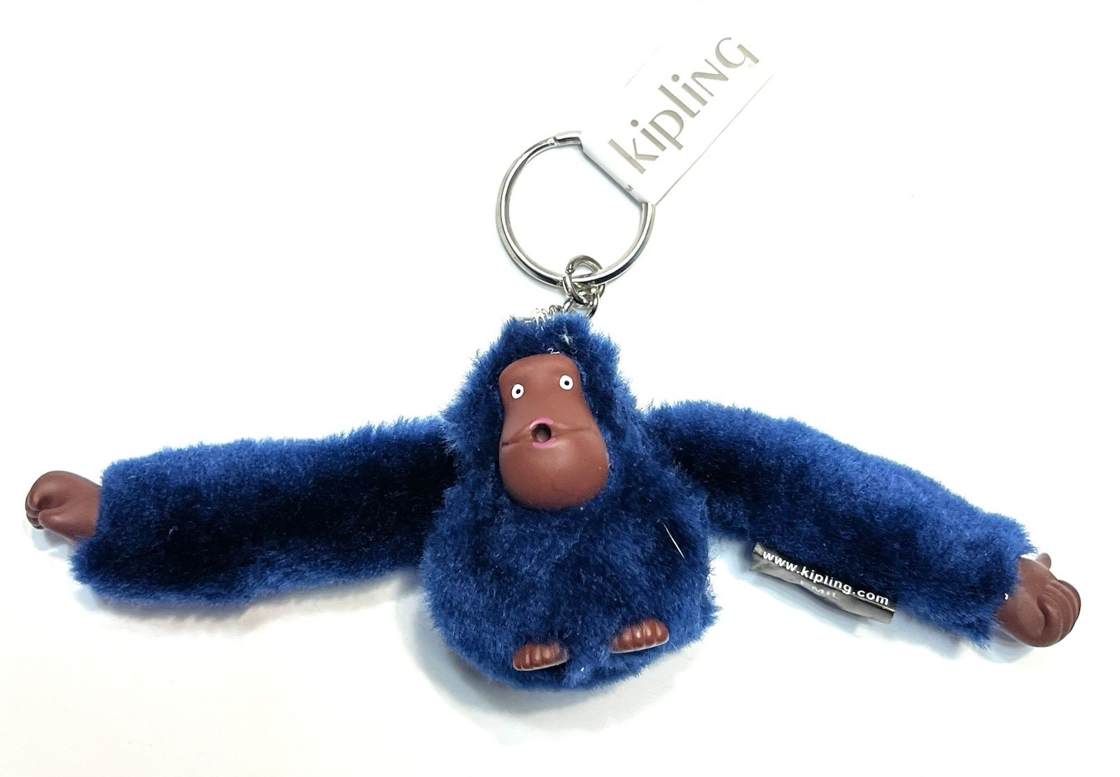 3 (three) NWOT KIPLING Monkey 2” Key Chain Ring Bag Charm Fob (207)