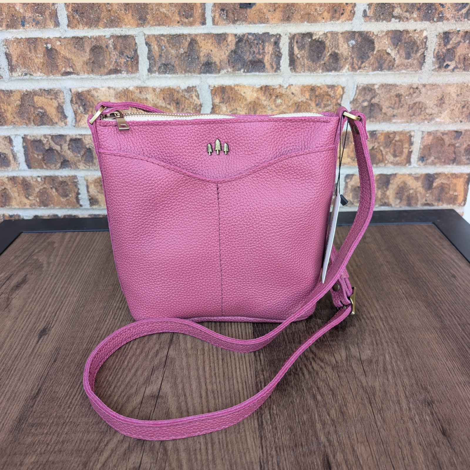 Wild Rose – Portland Leather Goods Cypress Crossbody – NWT – Sold Out