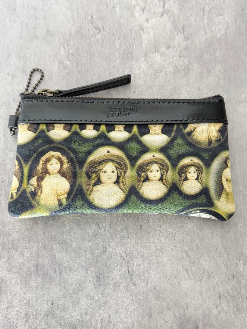Jean Paul Gaultier Teddy Bear Coin Purse Black Womens Vintage from Japan