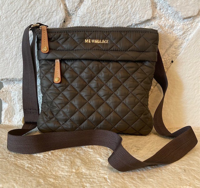 MZ Wallace Quilted Magnet Metro Flat Crossbody