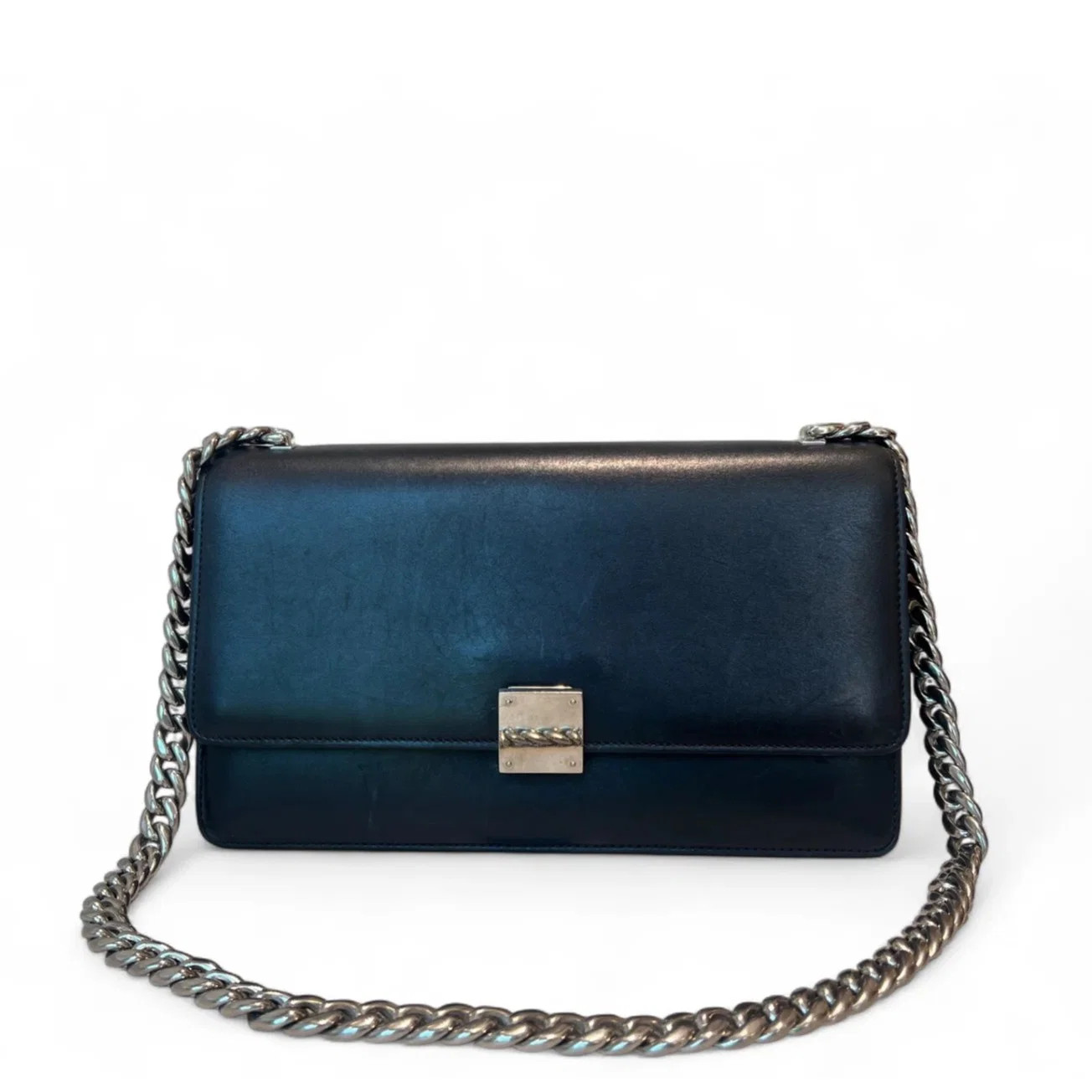 Celine Shoulder Bag Black Calfskin (mg071526a0r)