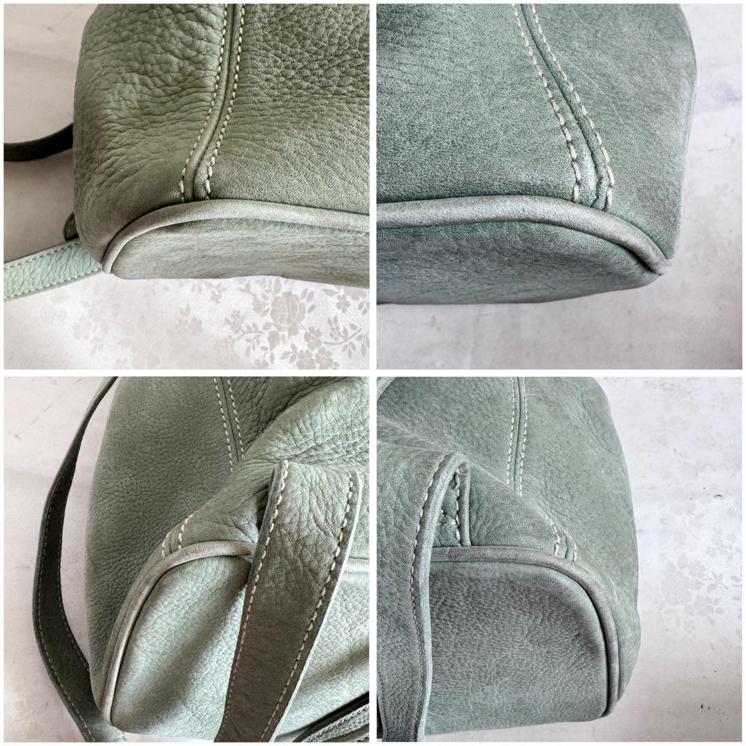 Vintage COACH small backpack green OLD Japan