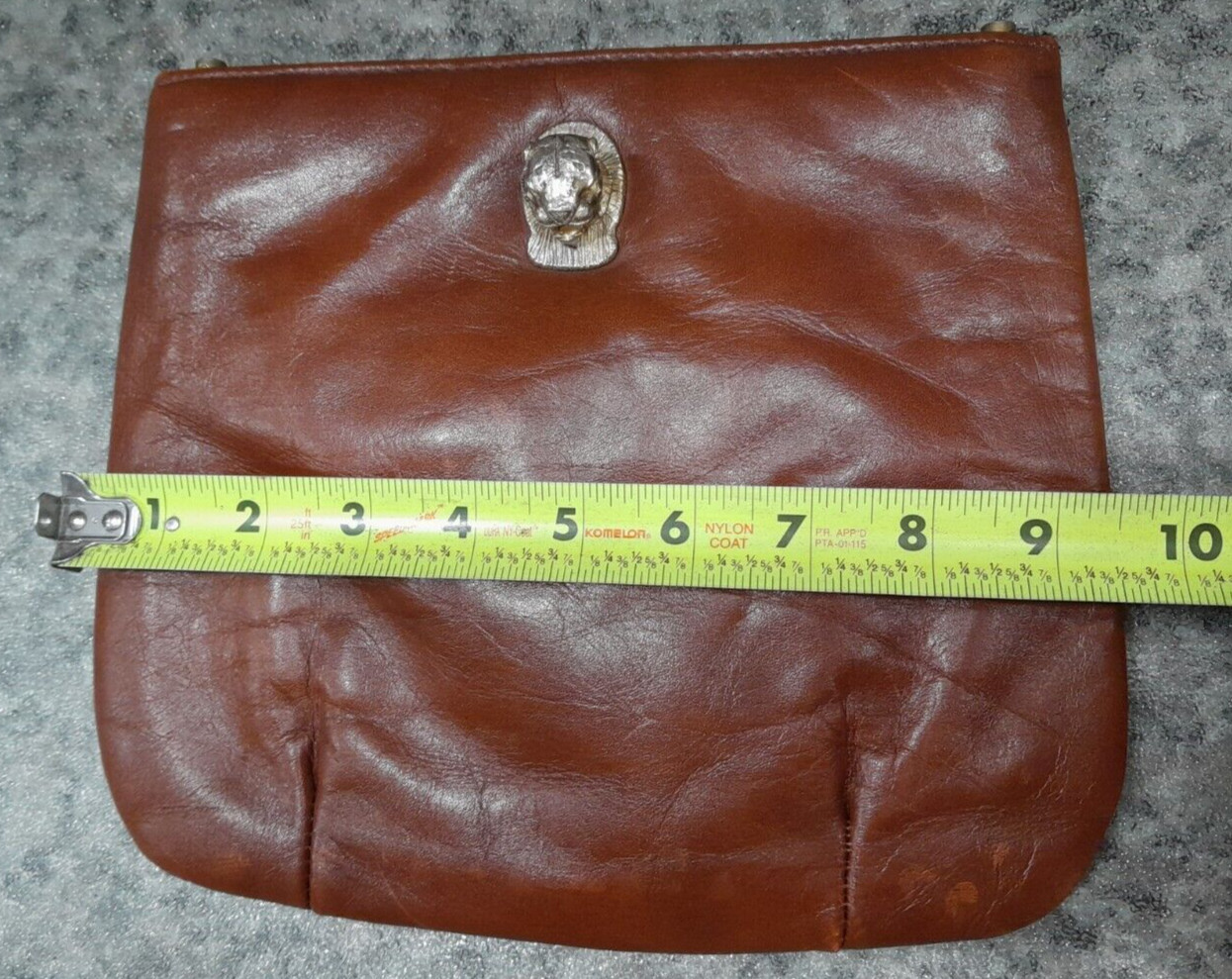 Vintage 1960s Ruth Saltz Leather Handbag Purse Tan – No Shoulder Strap