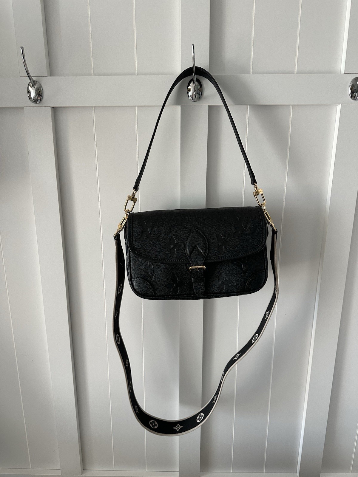 Louis Vuitton Monogram Empreinte Diane M46386 Shoulder Bag Purple #TZB703