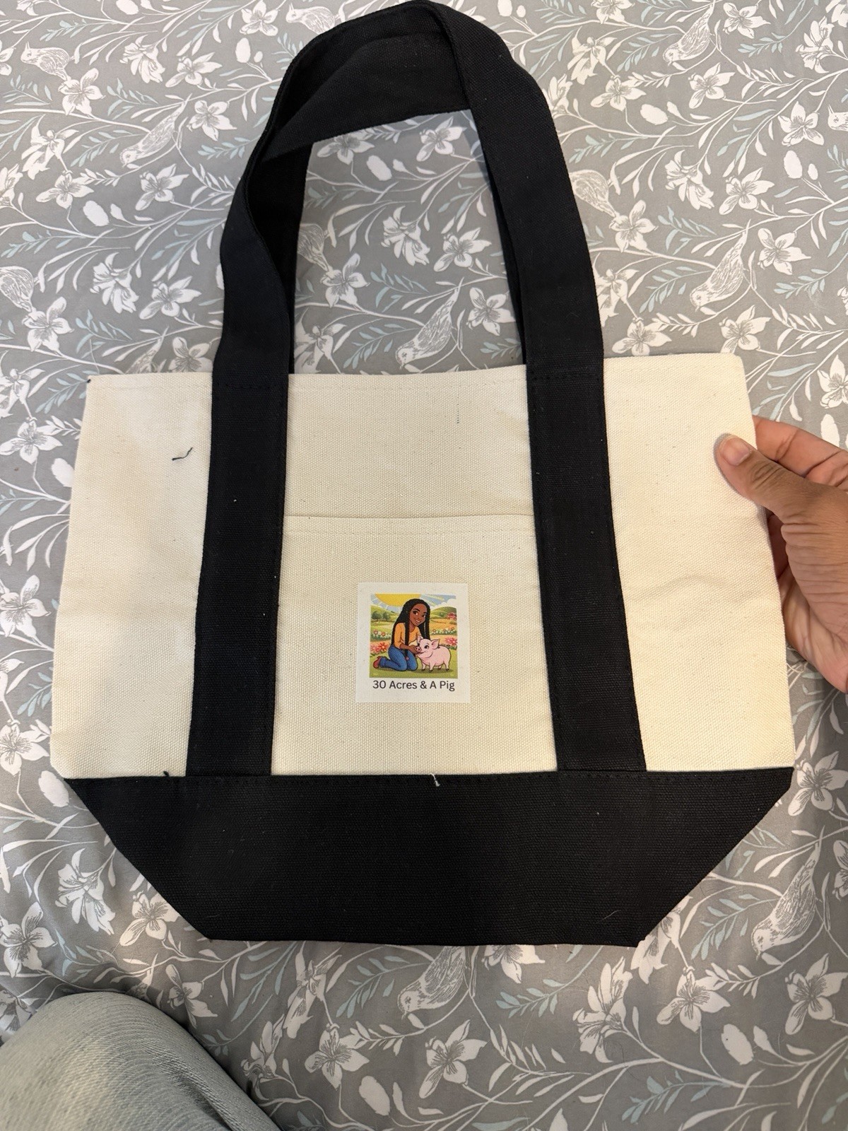 30 Acres And A Pig Mini Tote