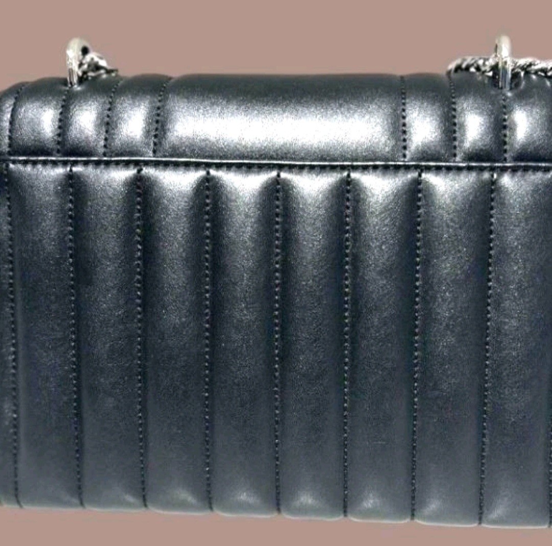 NWT Michael Kors Whitney Medium Shoulder/Crossbody Bag Black/Silver