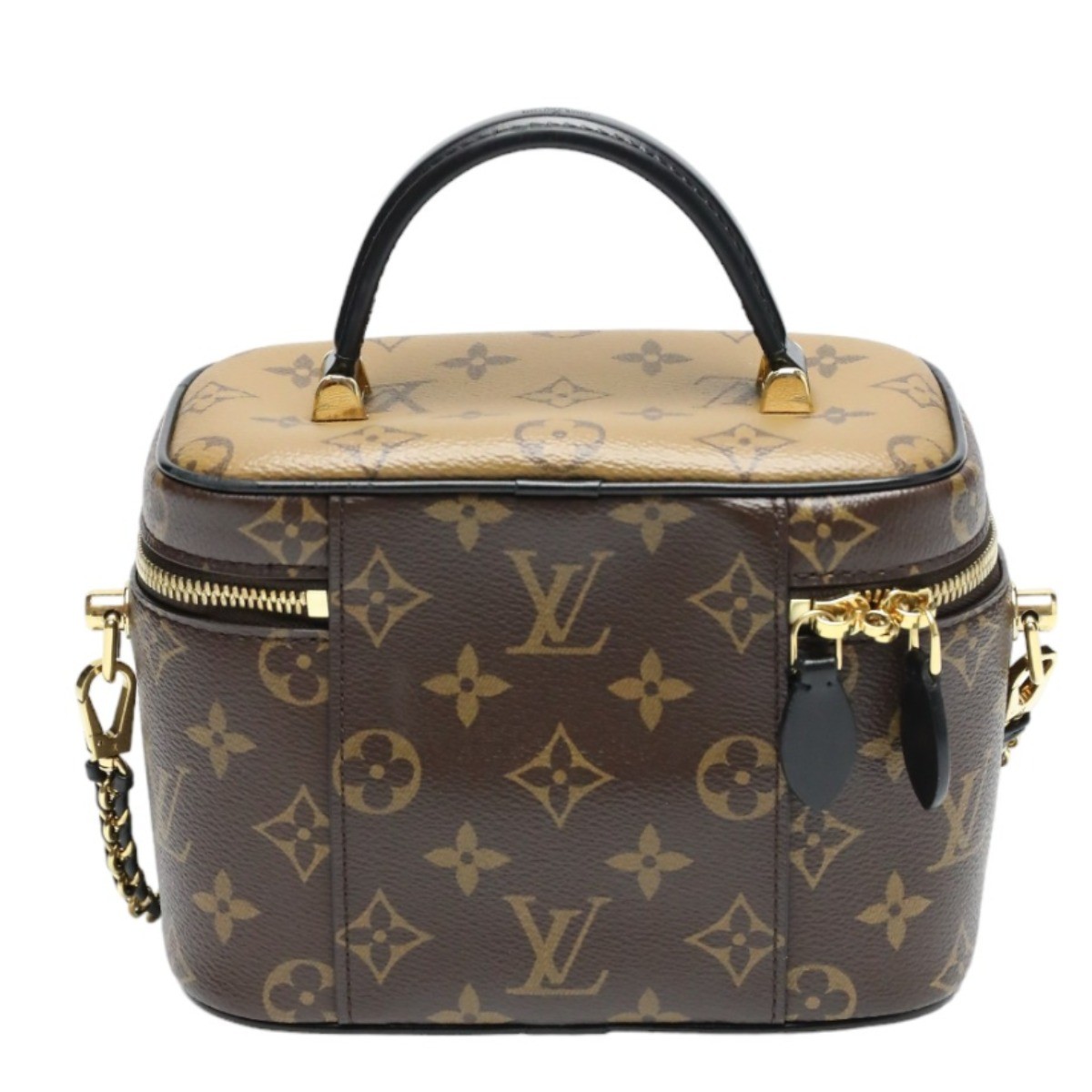 LOUIS VUITTON Monogram Vanity NV PM Shoulder Bag Monogram canvas Brown M45165