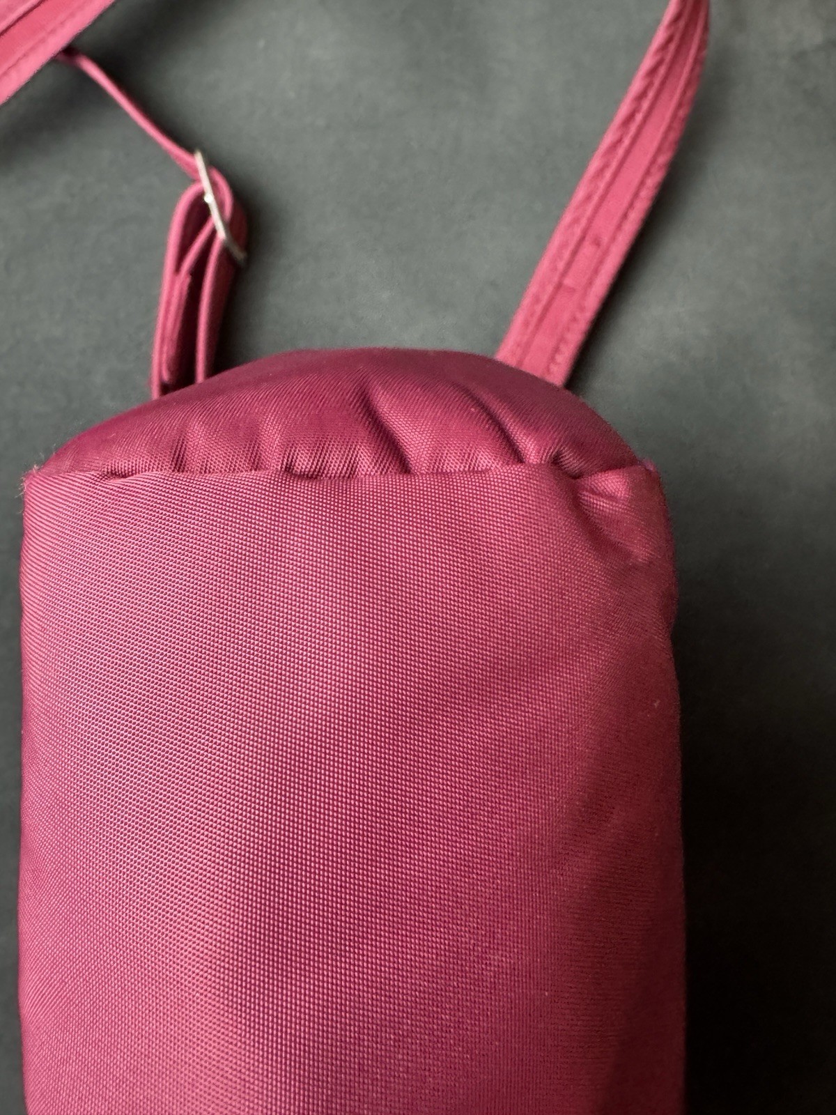 Pacsafe Maroon Citysafe CS- Series Crossbody Bag RFID Quilted Travel Smith