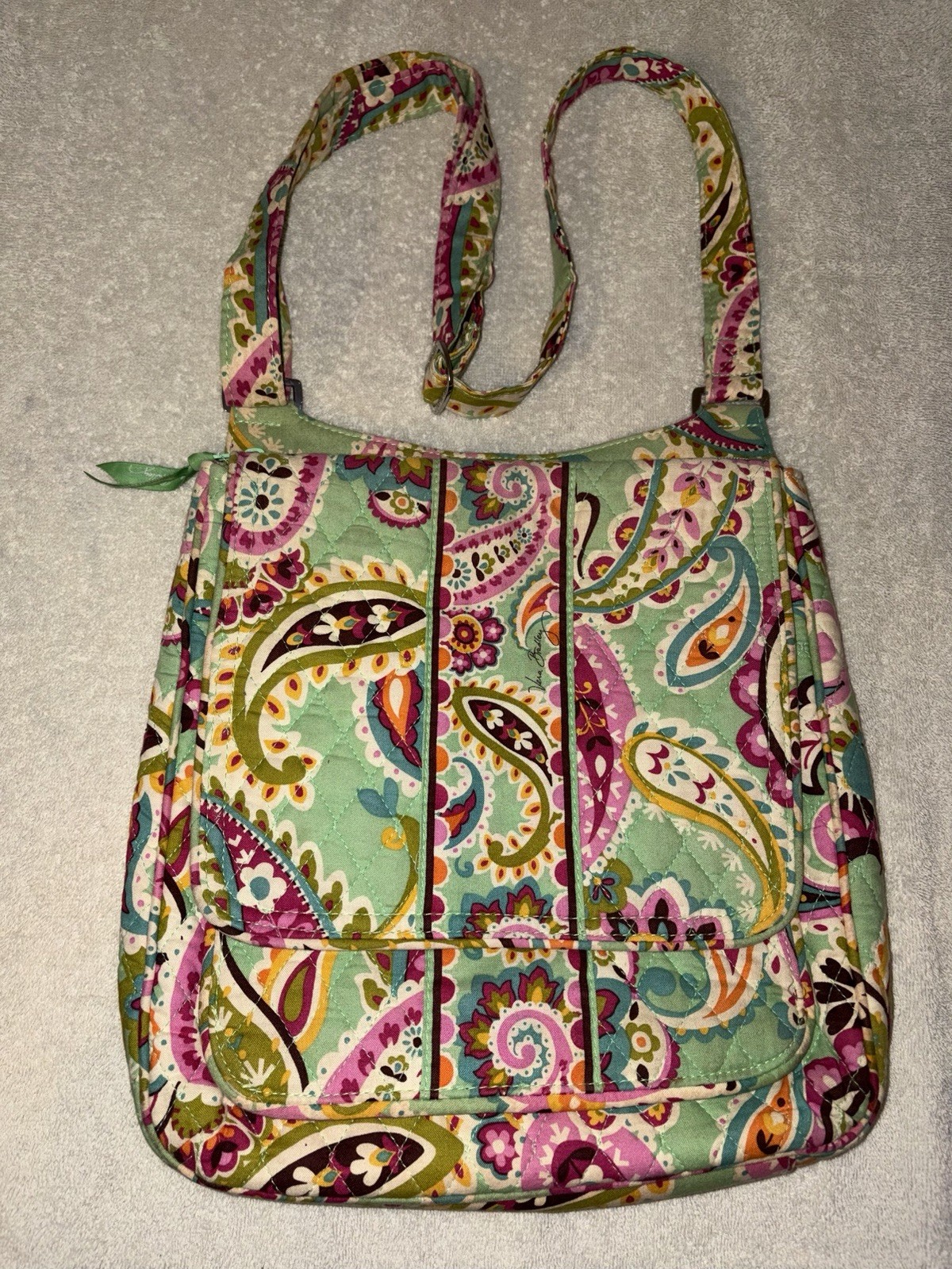 Vera Bradley “Tutti Frutti” Crossbody Bag Zip/Magnetic Closure Pockets
