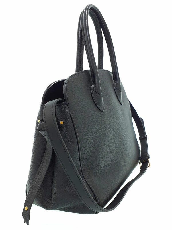 Louis Vuitton Milla bag black pebbled Veau Nuage leather