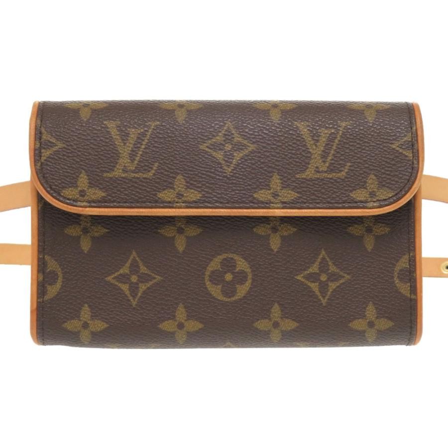 LOUIS VUITTON Bag: Pochette Florentine M51855 Brown W16H10D4cm w/strap;