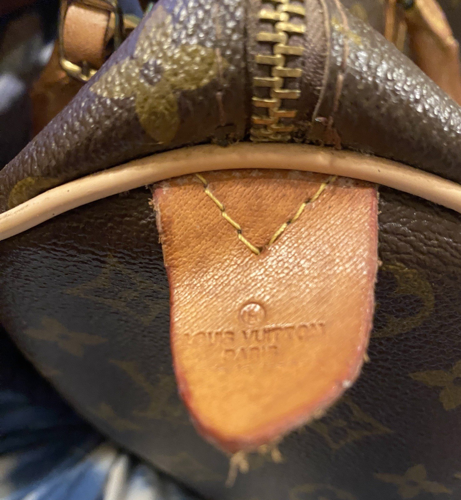 Louis Vuitton Vintage Satchel; very good condition but needs TLC