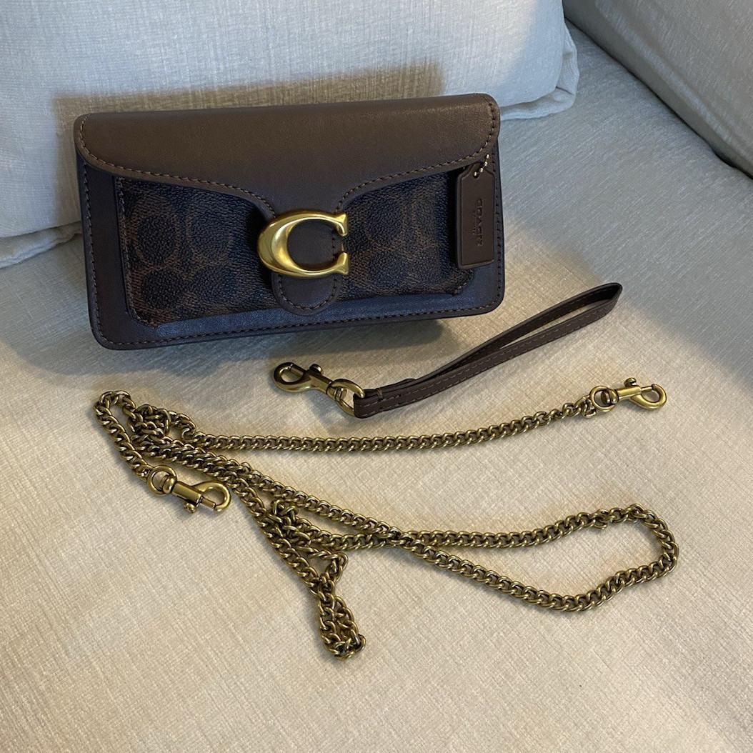 Coach Coach tabby bag chain mini Gold Chain Strap Turn Lock