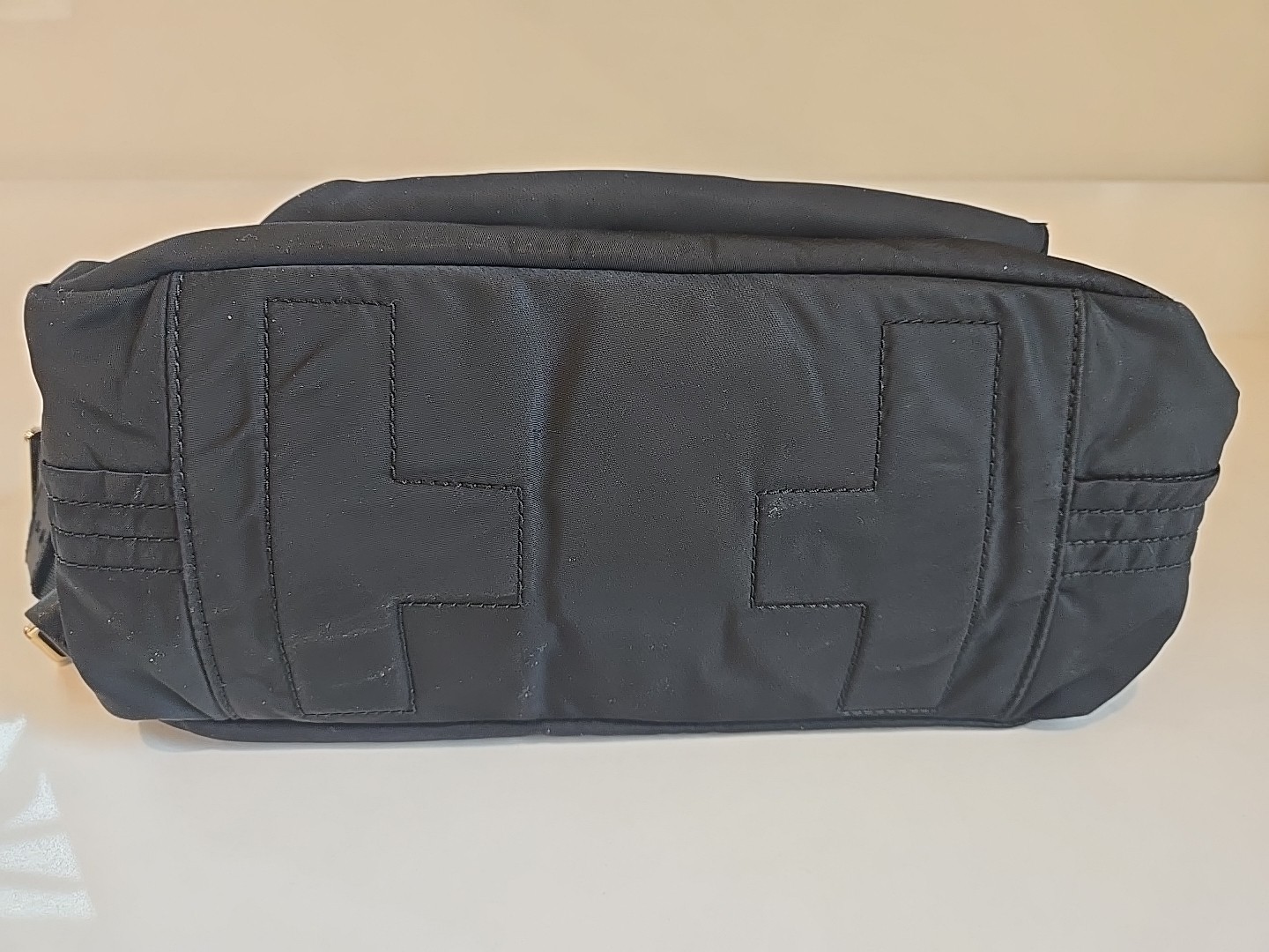 Tory Burch Navy Black Backpack 12 Inch L/ 11 inch W