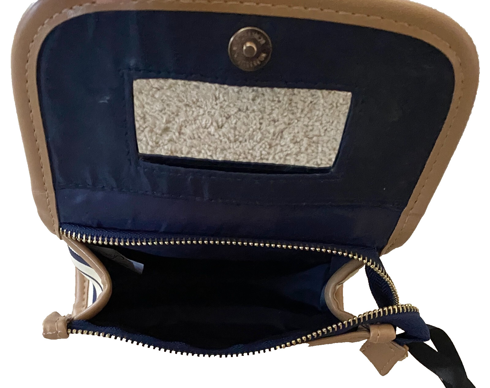 NEW JO & JO Australia Cream Navy Striped Cosmetic Bag Accessories Pouch Makeup