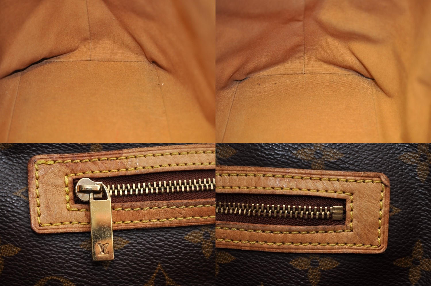 Authentic Louis Vuitton Monogram Cabas Alto Shoulder Tote Bag M51152 LV AB965