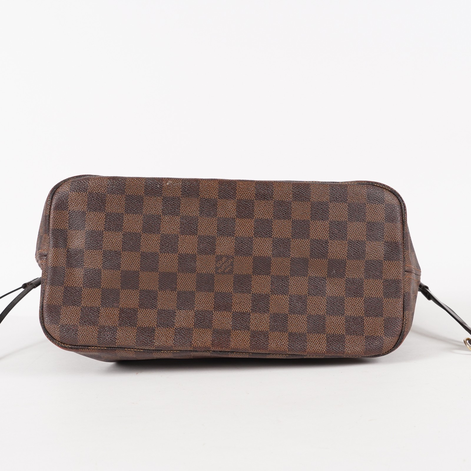 Louis Vuitton Neverfull MM Damier Ebene Red Interior Tote 05E053410016