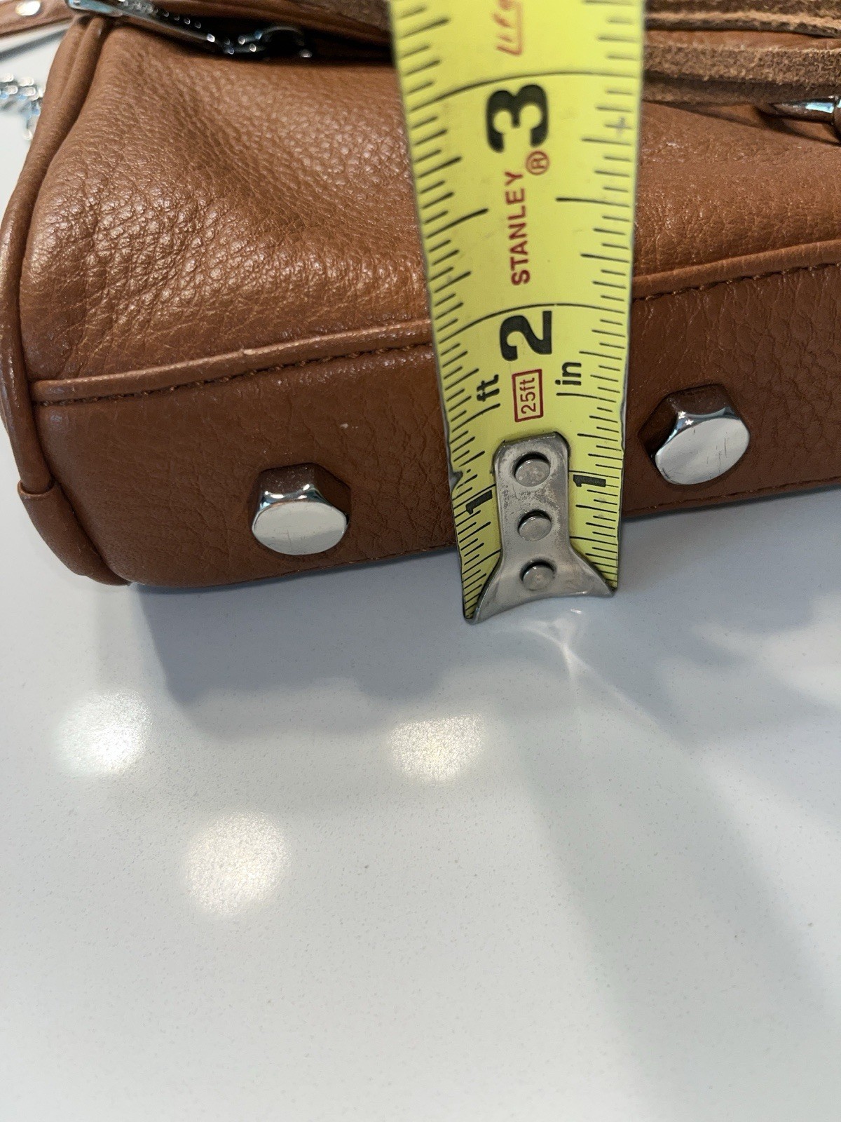 Rebecca Minkoff…Mac Crossbody Handbag… Brown Cognac…Silver Hardware… EUC