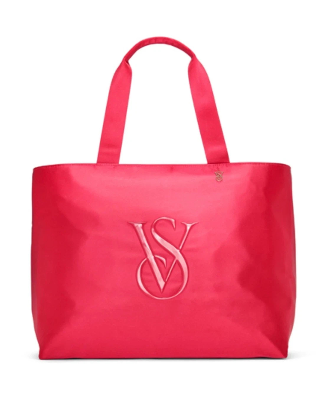 Victoria’s Secret Red Monogram Logo Weekender Tote Bag New #K1-2