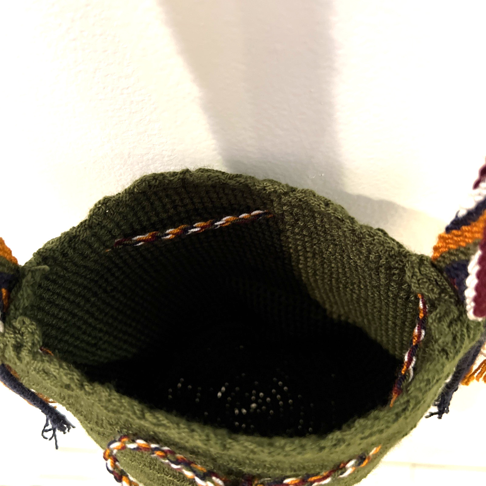 Handmade Wayuu Mochila Crossbody Bag Purse Crochet Boho Woven Yarn Artsy Artisan