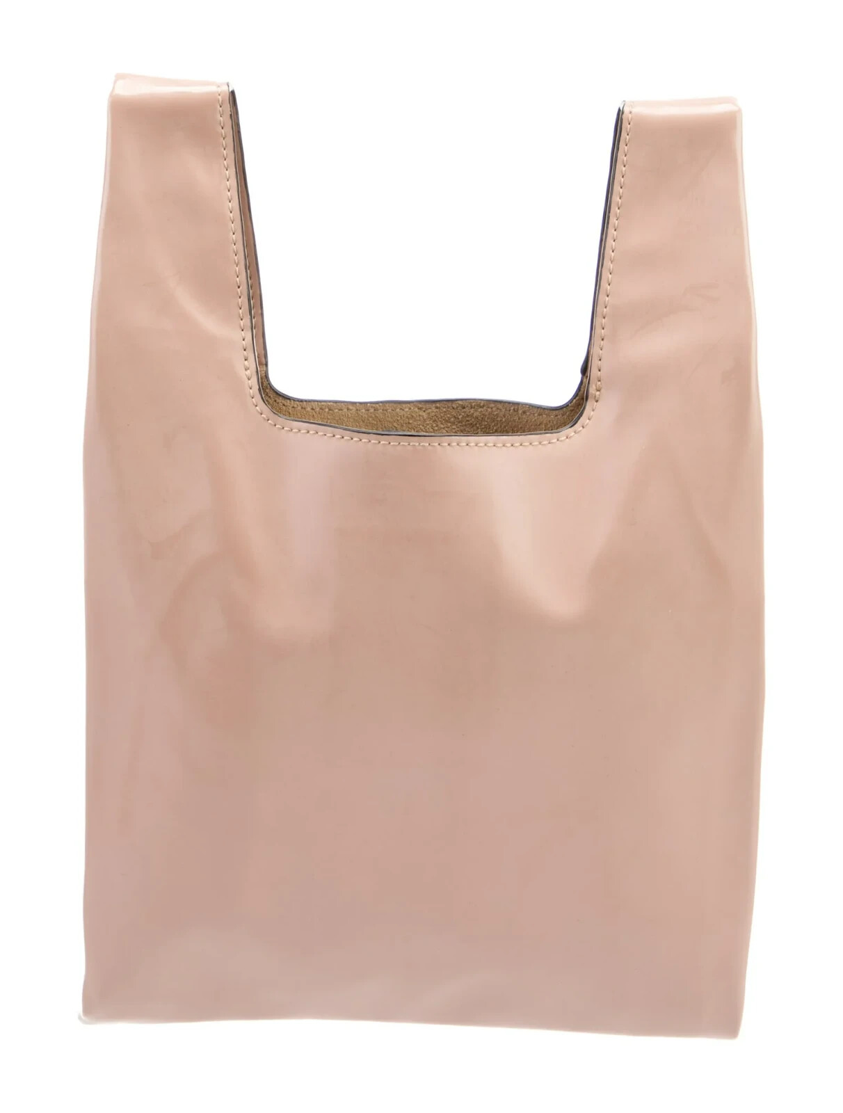 Hayward Women’s PVC Nude Mini Shopper Tote Handbag Made in USA