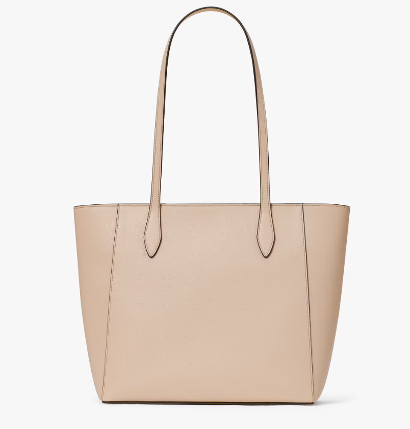 Kate Spade Woman’s Schuyler Dana Leather large Tote Bag Warmbeige Shoulder Bag