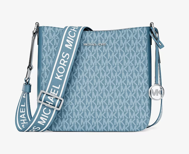 Michael Kors Jet Set Travel Small Shoulder Messenger Crossbody Bag Denim MK