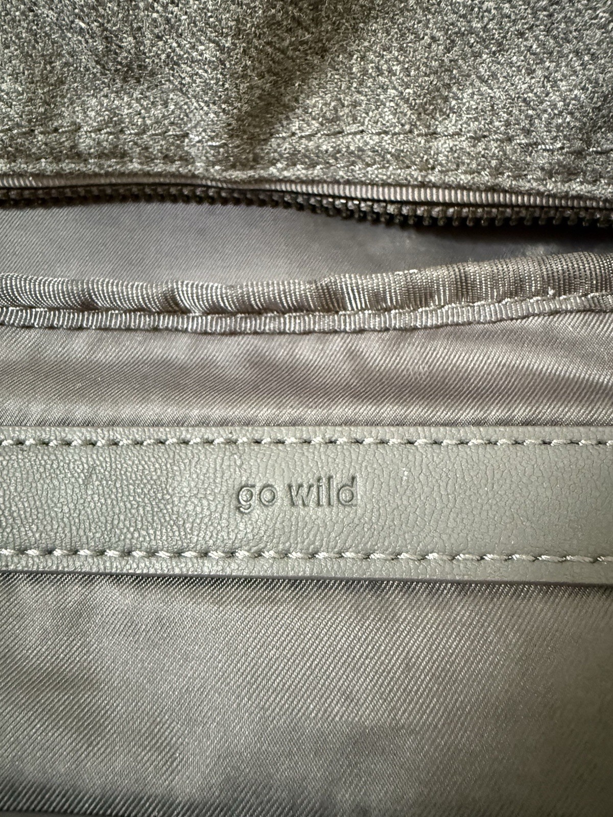 Lululemon Athletica Gray Wool Blend Tote Gym Bag Travel Carryall One Size Flaw