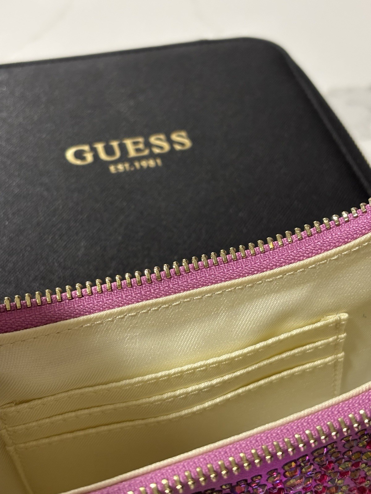 NWT Guess Sofia Crystal Bag with Jewelry Box