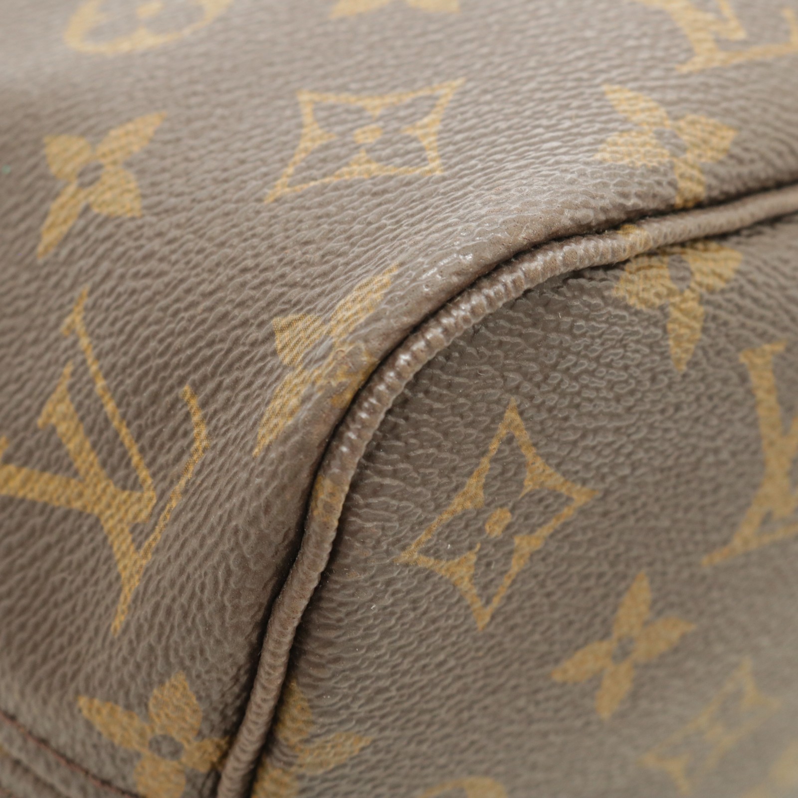 Authentic Louis Vuitton M40155 Neverfull PM Brown Monogram Tote Bag