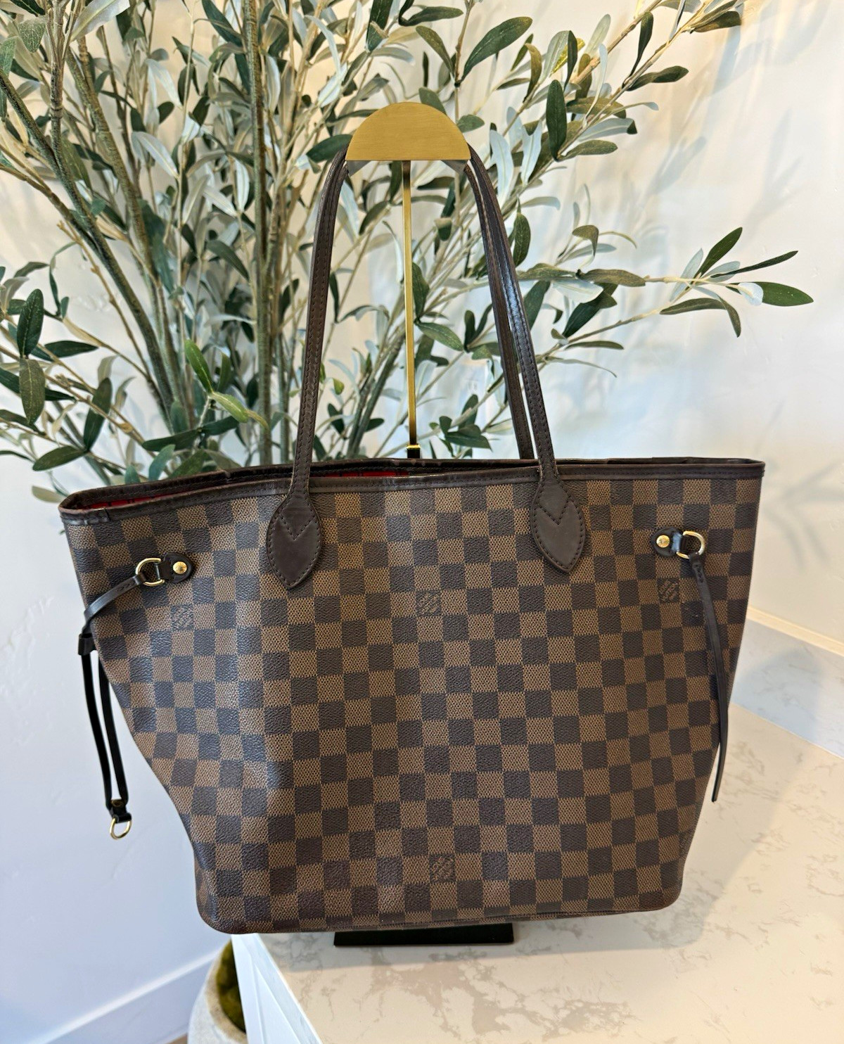 Louis Vuitton Neverfull GM Damier Ebene Tote