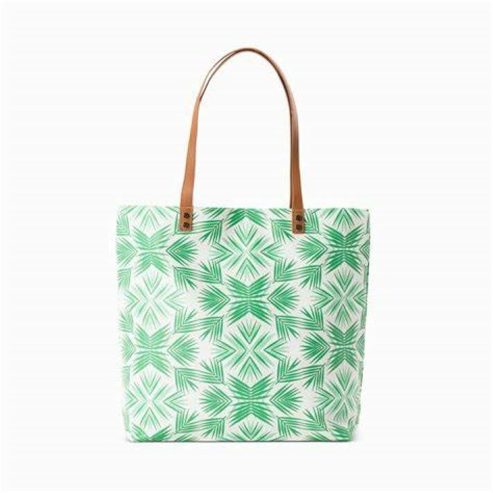BRAND NEW Thirty-one Around Town Tote NEW Deco Palm Pebble