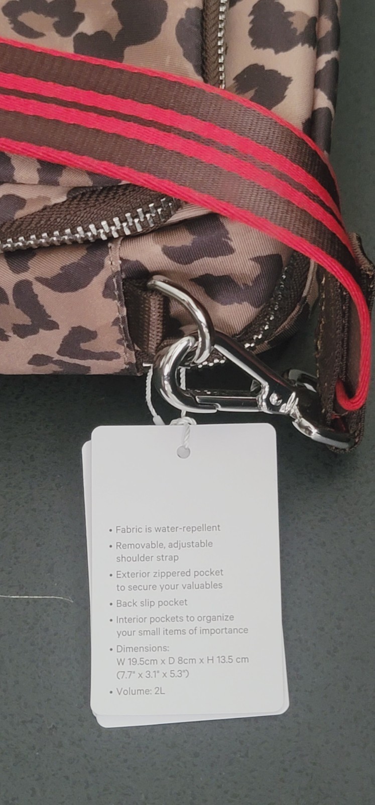 NWT Lululemon Everywhere Crossbody Bag 2L~ Multi/Oxford Red/Walnut Crunch/Silver