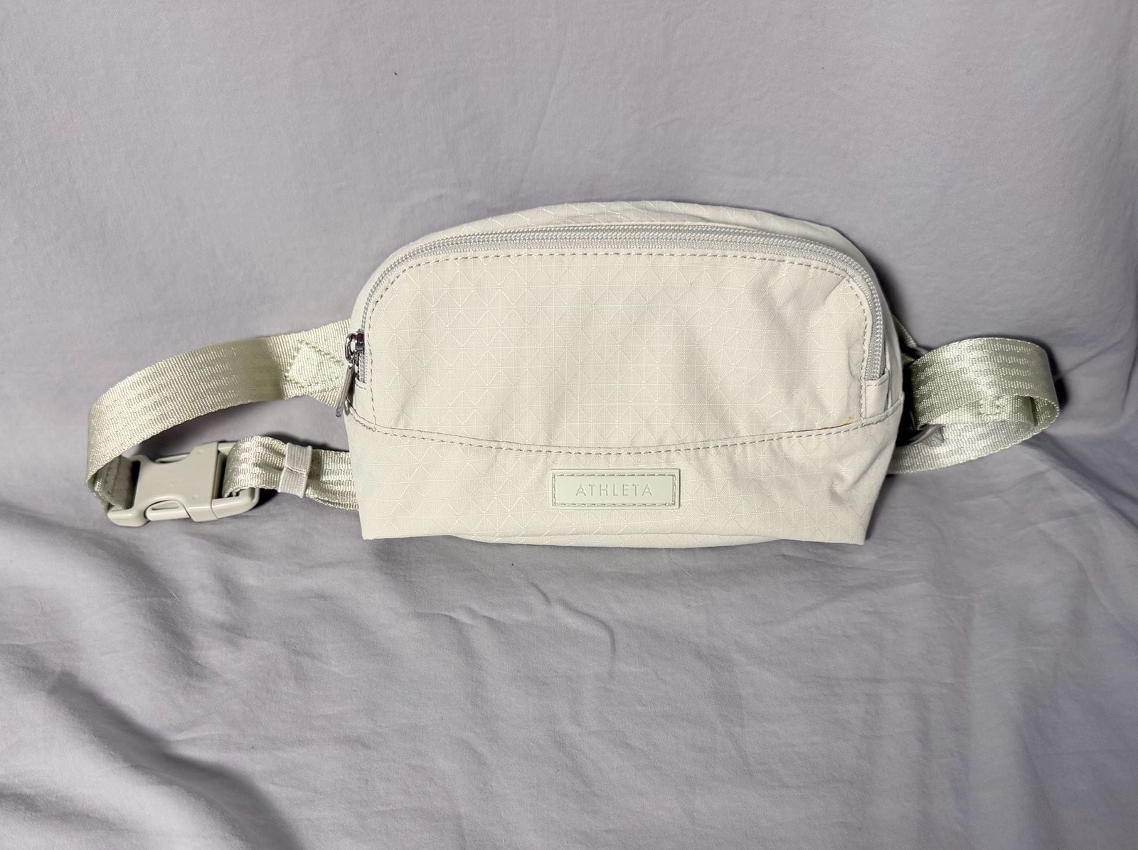 Athleta Excursion Belt Bag Ripstop Fanny Pack Off-White