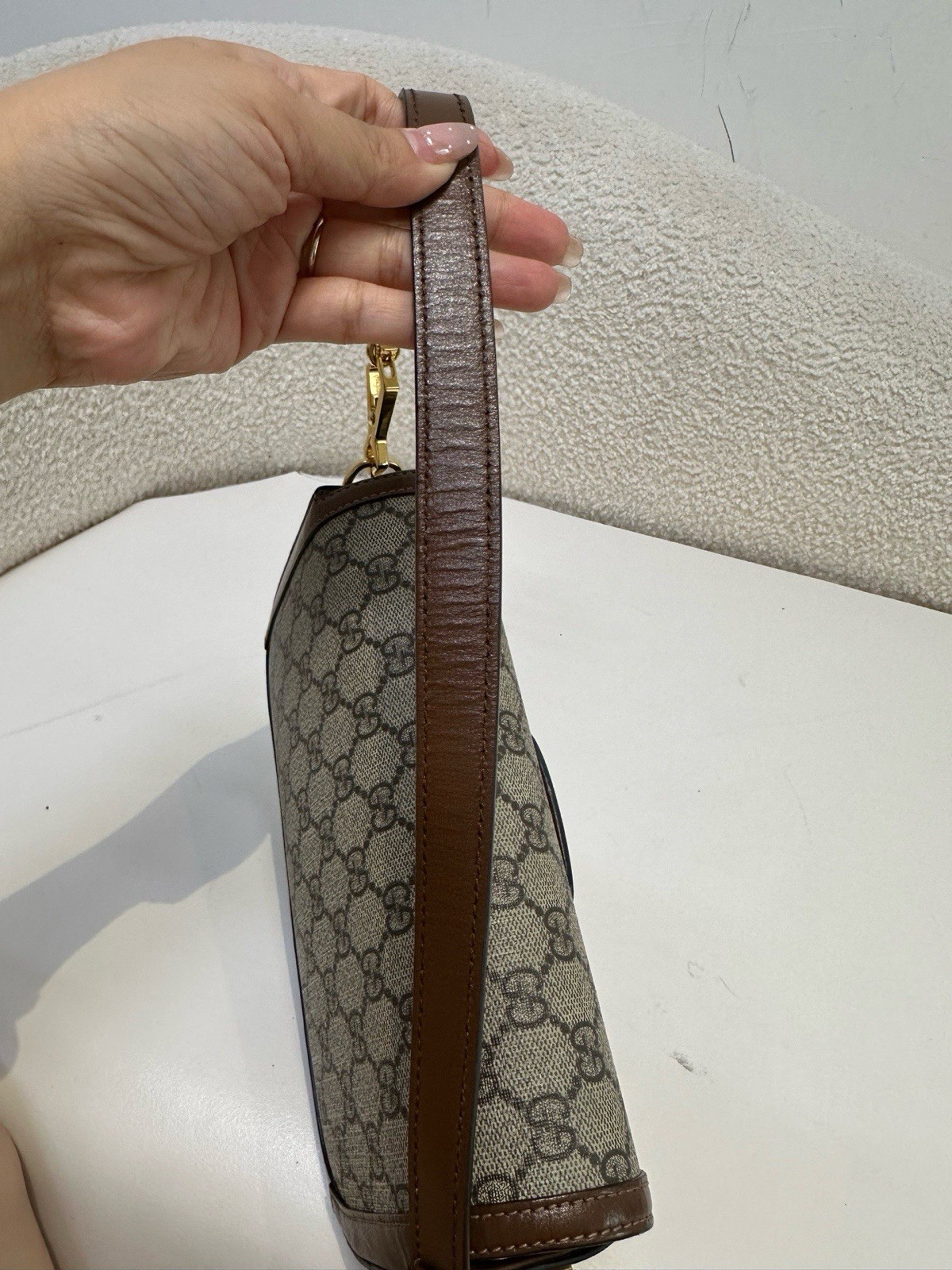 Gucci 1955 hosebit baguette saddle bag size: 23.5×13×5.5cm