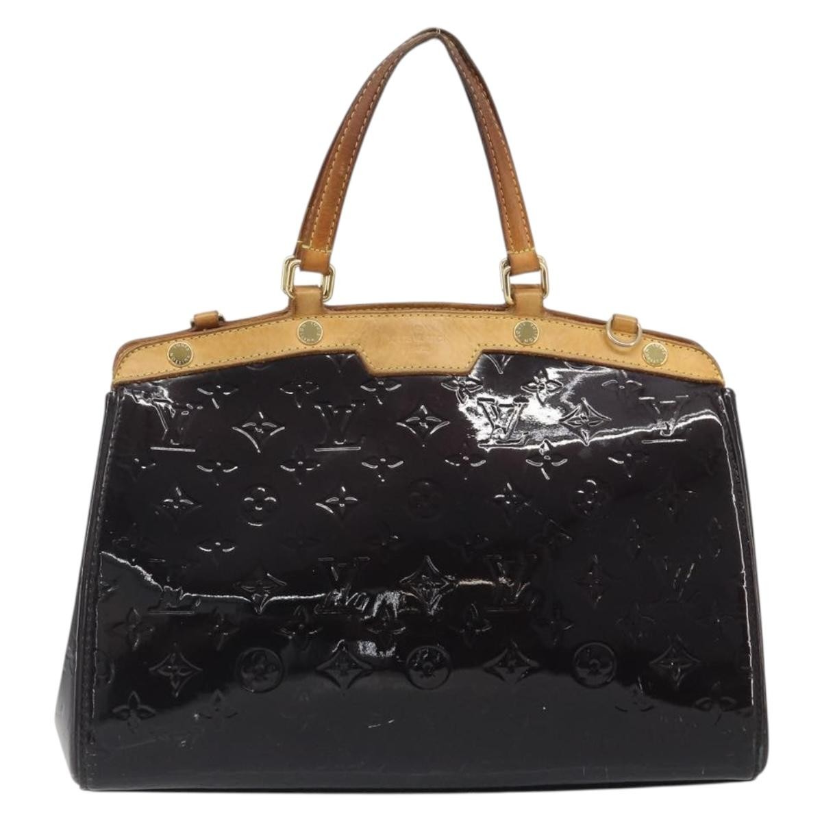 LOUIS VUITTON Monogram Vernis Blair MM Bag 2way Amarante M91619 LV Auth 194675